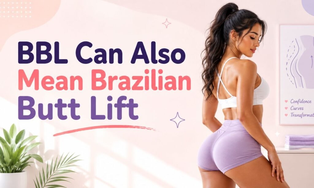 BBL Can Also Mean Brazilian Butt Lift