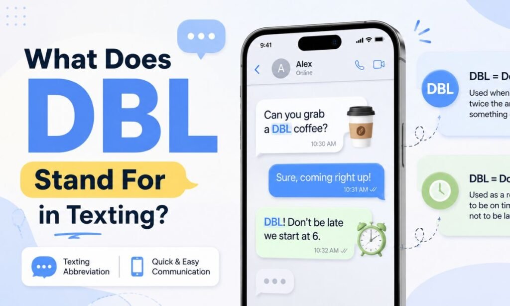 What Does DBL Stand For in Texting