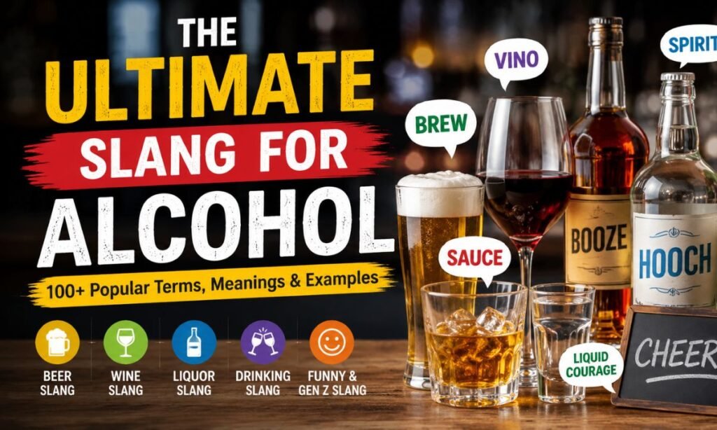alcohol slang