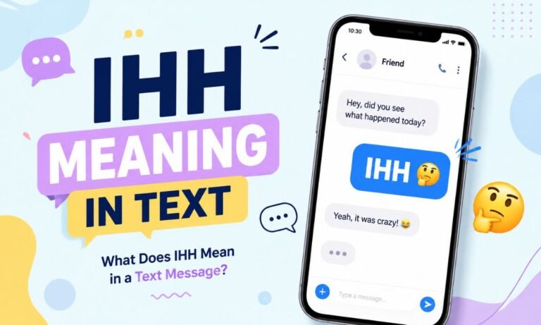 ihh meaning in text