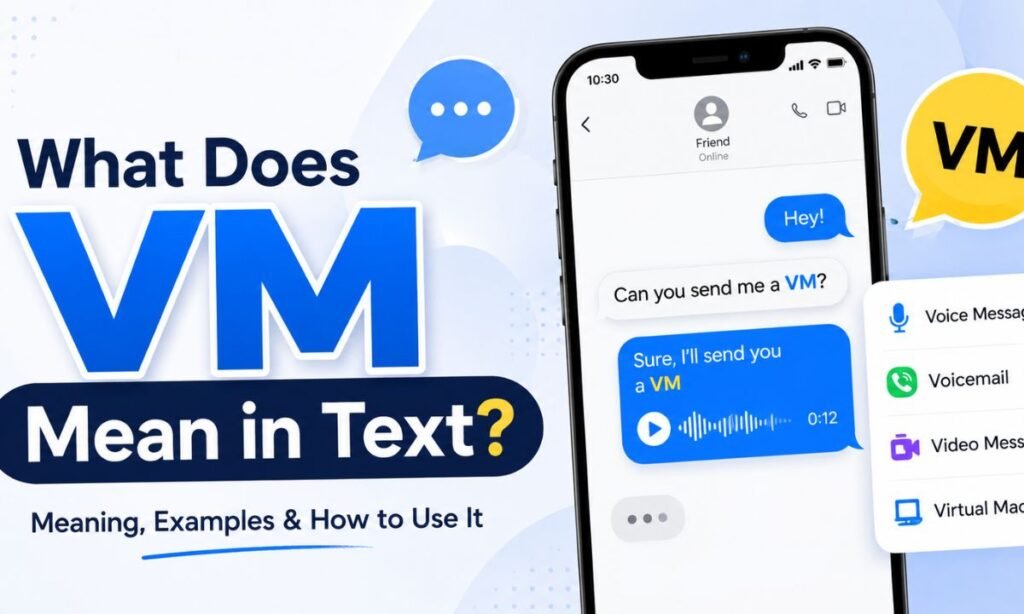 vm meaning in chat