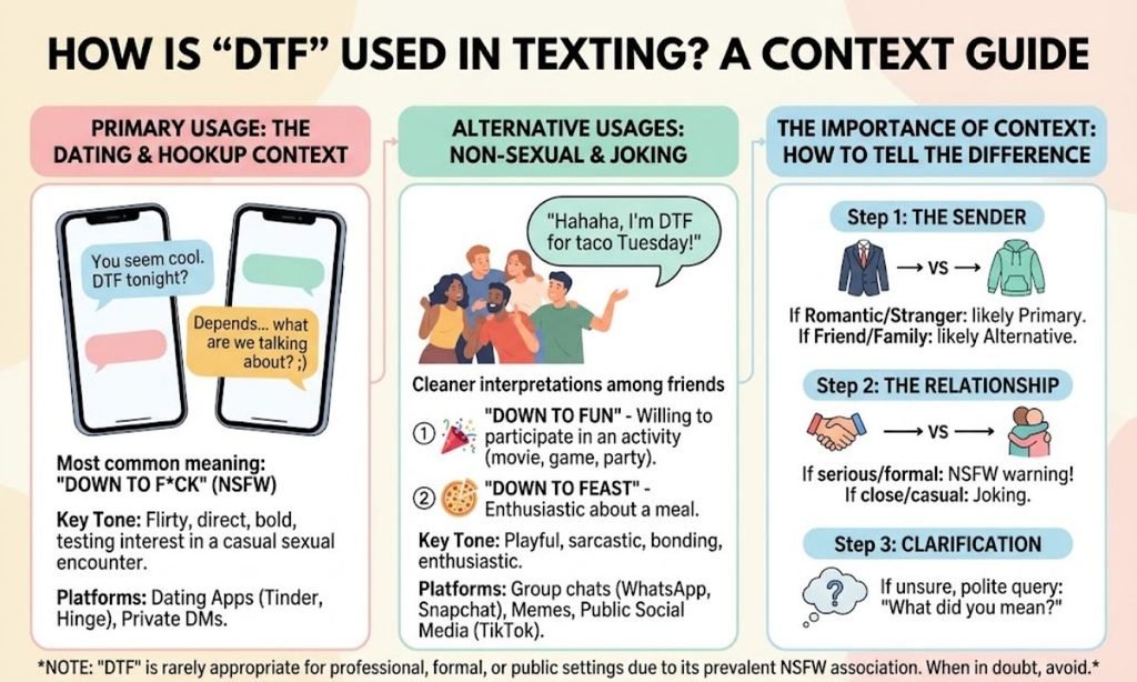 How Is DTF Used in Texting