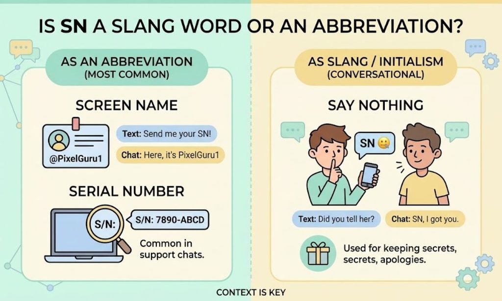 Is SN a Slang Word or an Abbreviation