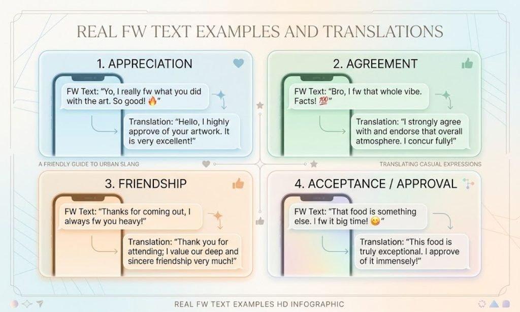 Real FW Text Examples and Translations