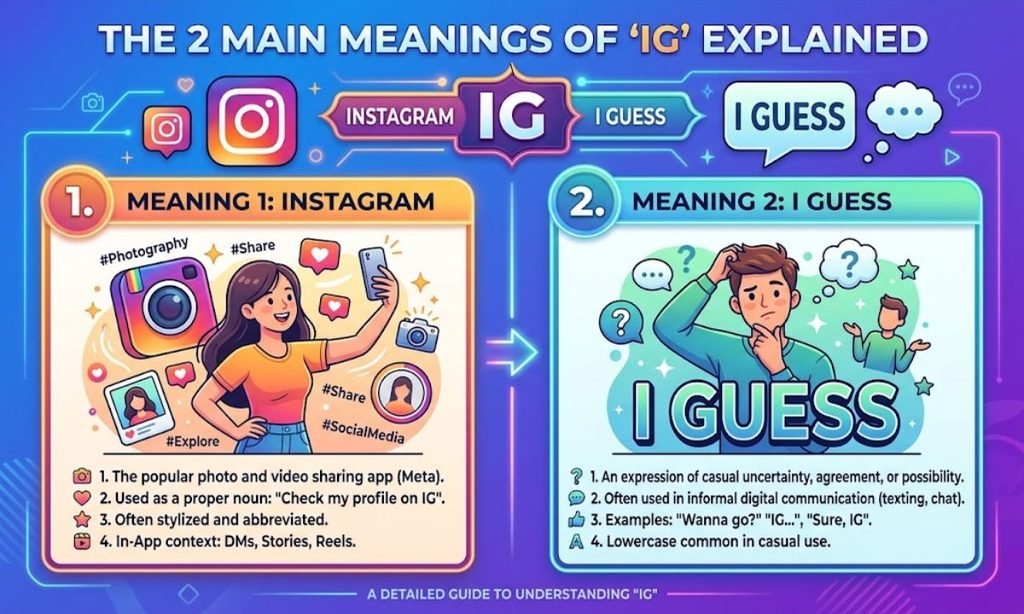 The 2 Main Meanings of IG Explained