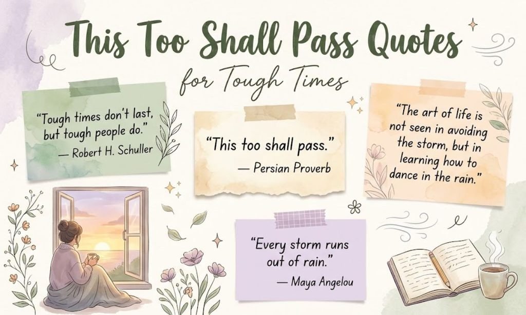 This Too Shall Pass Quotes for Tough Times