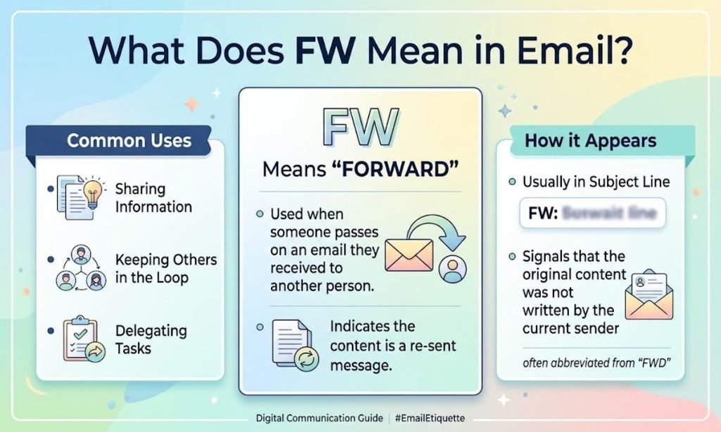 What Does FW Mean in Email