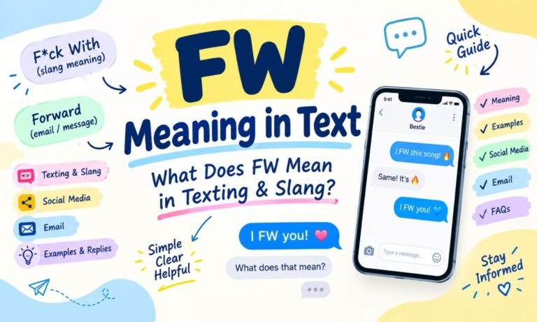 fw meaning in text