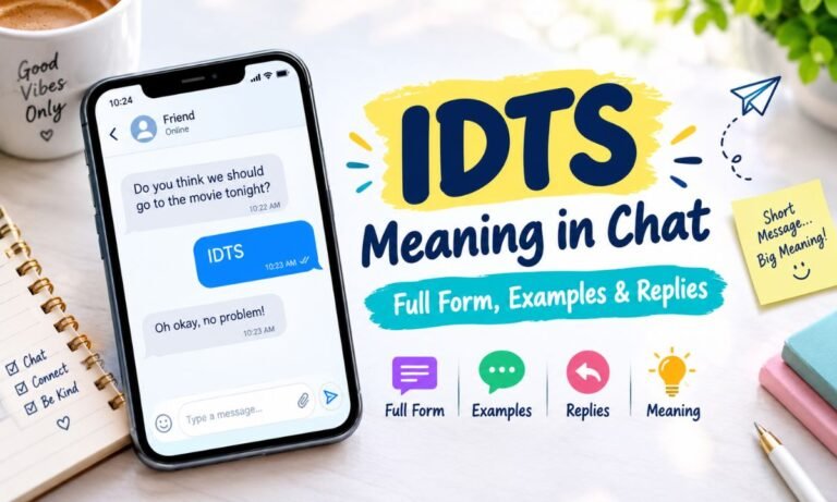 idts meaning in chat