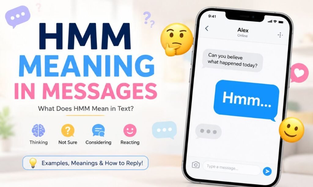 meaning of hmm in chat