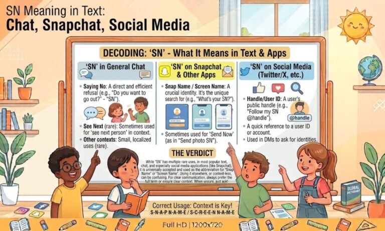 sn meaning in text