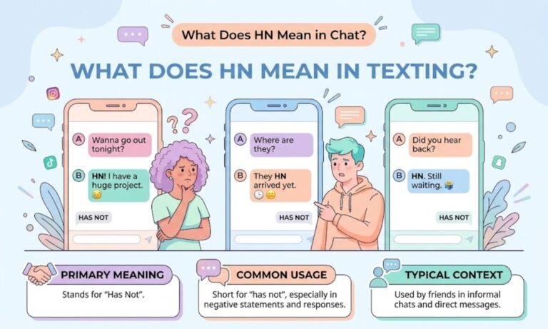 what does hn mean in text