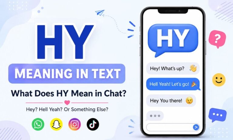 what does hy mean in text