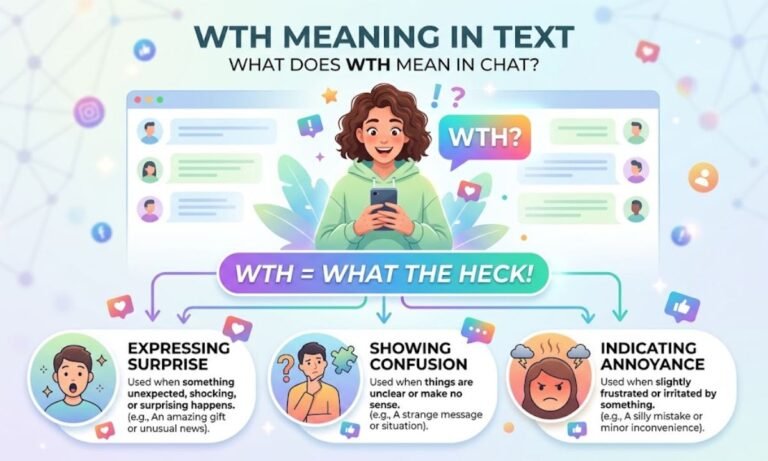 what does wth mean in text