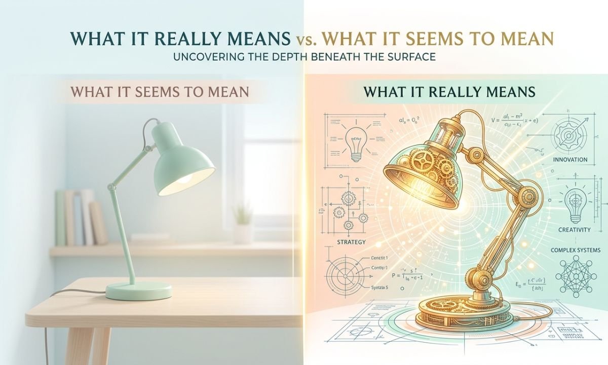 What It Really Means vs. What It Seems to Mean