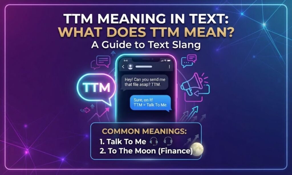 ttm meaning text