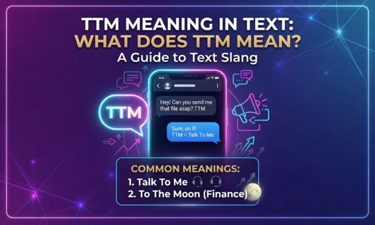 ttm meaning text